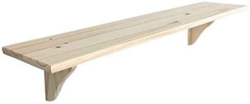 EEMKAY® New Lovon 100% Pine Wooden Shelf With Sturdy Solid Build Perfect for Storing Away Work Tools & Equipment 90cm