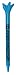 Zero Friction Victory 5-Prong Golf Tees (2-3/4 Inch, Blue, Pack of 40)