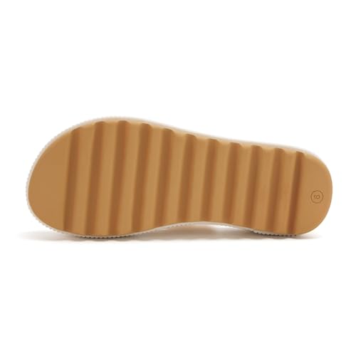 Julyrose Women's Platform Comfortable Chunky Wedge Sandals Lightweight Water-Friendly Lug Sole Summer Beach Sandals for Women3