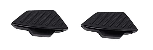Image of Replacement Silicon Rubber Nose Pads for Compatible w Oakley OO9424 Mercenary Eye Glasses Sunglasses Frames (Black Euro Size - 1 Pair)
