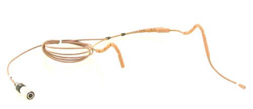 Av-Jefe Avl623 Beige Color Professional Mini Sweat Resistant Headset Microphone For Audio-Technica Wireless Systems. New Ergonomic, Flexible Frame, Easily Adjust To Fit #TOP2