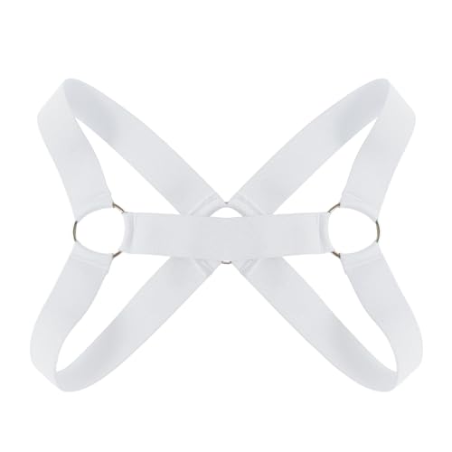 Image of Mens Harness Belt Nylon Elastic Body Shoulder Strap Sexy Halter Club Wear Cosplay Costume
