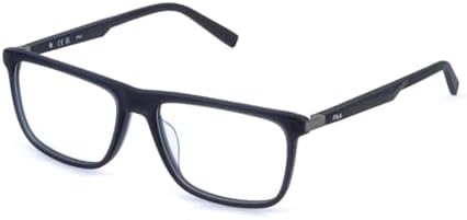 Fila Men's Vfia93 Marcos para gafas recetadas (Pack of 1), Matt Transparent Dark Grey, 54/17/145 - 1