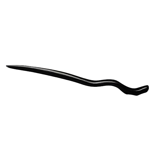 Frcolor 古代風姫簪用延長簪(黒檀天枝18cm延長) 古代のヘアフォーク ヘアフォークピン スタイリングヘアクリップ 髪箸ピン ヘアスタイリングピン 中国のヘアアクセサリー 女性用髪箸 木