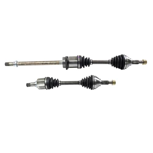 Image of TRQ Front Driver and Passenger Side CV Axle Assembly Set 2 Piece Compatible with 2007-2009 Nissan Altima SE SL CVT 2010-2012 Altima SR CVT 2013 Coupe V6 3.5L