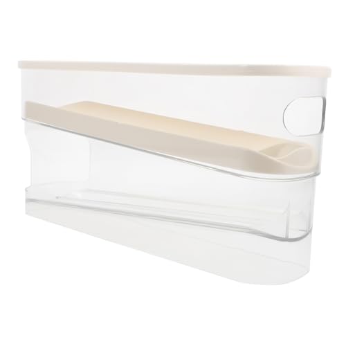 Lurrose Porte-œufs Pour Réfrigérateur Avec Couvercle Transparent Conception Biseautée Pour Glissement Facile Organisateur Œufs