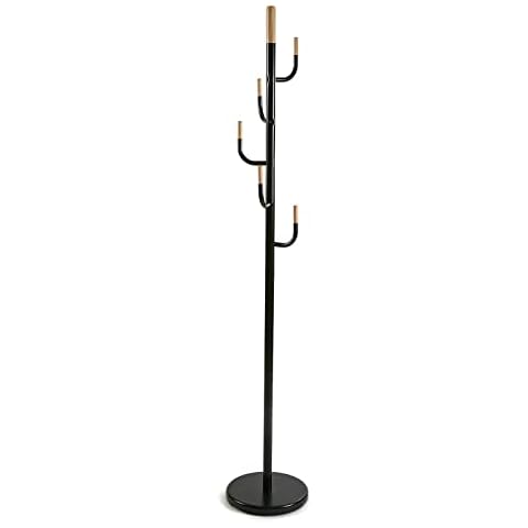 Versa Lina Perchero de Pie Minimalista Negro Cover