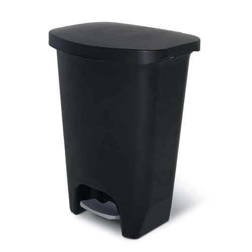 Glad 13 Gallon Trash Can | Plastic Kitchen Waste Bin