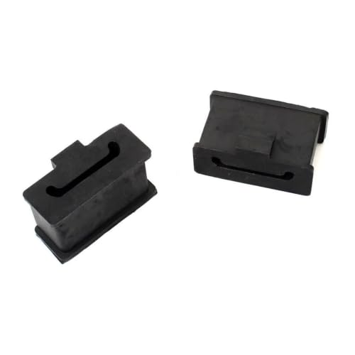 Support Isolant en Caoutchouc Noir pour Moto Harley Road Glide FLTRX de 1985 à 2021