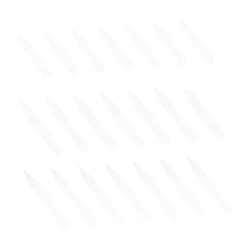 Veemoon Dress Shirt Collar Stays 300 Pack Pet Material Angle Inserts Collar Support for Men Women