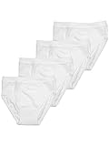  Sweety for Kids 4er Sparpack Knaben Slip Feinripp 3109 Gr. 176 in Weiss