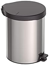 Lixeira com Pedal New Tramontina em aço inox com Acabamento Polido 12 L