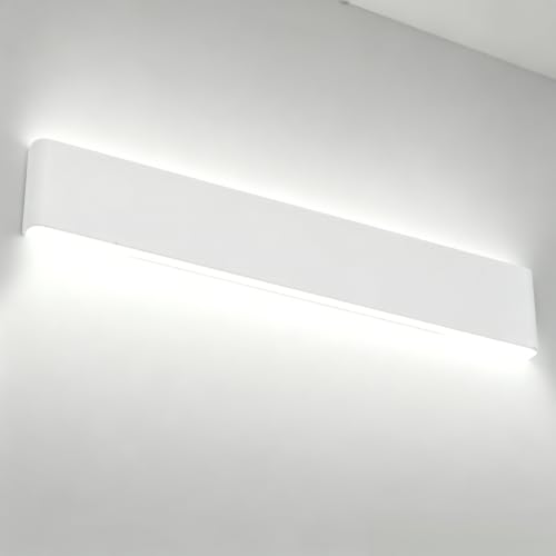 Aipsun 32.6' Modern Vanity Light White Bathroom Light Fixture Over Mirror