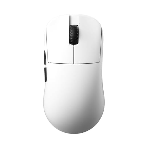 Lamzu Inca Gaming Mouse, 8K Polling Rate, Optical Switches, TTC Encoder, Paw3950 IC, Nordic 52840 MCU, Symmetrical high-Hump, Recommended for Claw-Grip Gamers, 8K Dongle Included (White)