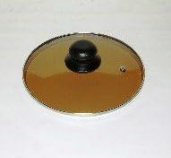 Glass Lid 5018, 26 Centimeters/10.25 Inches Dia Transparent Brown