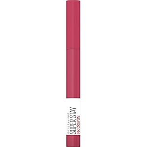 Maybelline New York Superstay Matte Ink Crayon Longlasting Pink Lipstick with Precision Applicator 80 Run The World, 22.0 ml