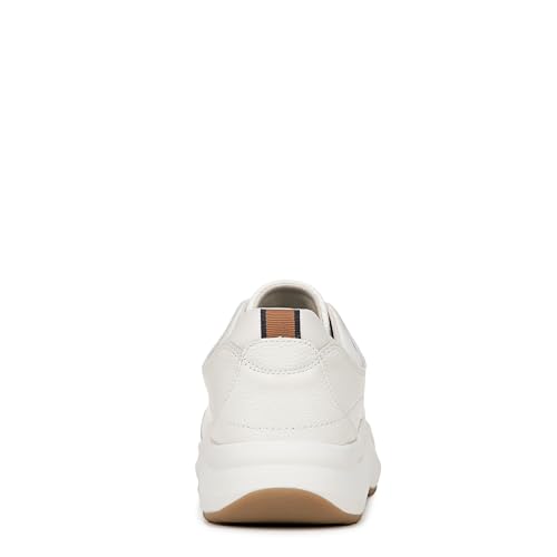 Dr. Scholl's Men's Feel Great Plantar Fasciitis Sneaker White Leather 12 M3