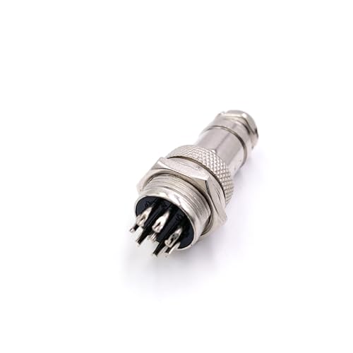 Conector de aviación fijo GX16-8P, 8 pines con socket miniatura 1