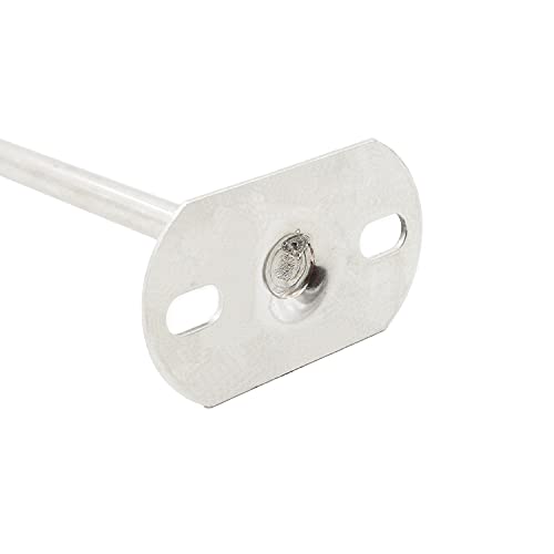 2 Pack Ceiling Mount Bracket, Stainless Steel Wardrobe Pipe Bracket Rod Holder Ceiling Holder, Ulifestar Shower Curtain Closet Wardrobe Rod Lever Support Holder Pipe Flange Socket (25X250Mm/1X10'') #TOP2