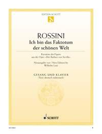 Largo al factotum: Figaro's cavatina from The Barber of Seville for Bass Baritone and Piano