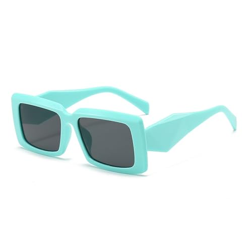 Lunettes carrées à grande monture au fini premium et verres solaires