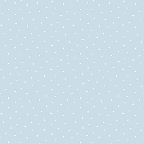NextWall Polka Dots Peel and Stick Wallpaper (Blue)