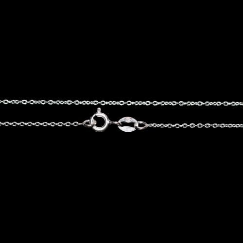 Thin Solid 925 Sterling Silver Chain Necklace 1.1mm, 14 16 18 20 22 24 Inch, Cable Chain, Anti-tarnish, Hypoallergenic, Includes Gift Box, Strong Dainty Chain for Women, Made in Thailand - Image 7
