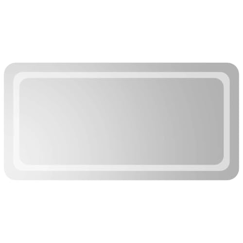 Miroir de salle de bain à LED 100x50 miroir lumineux mural rectangulaire - 3
