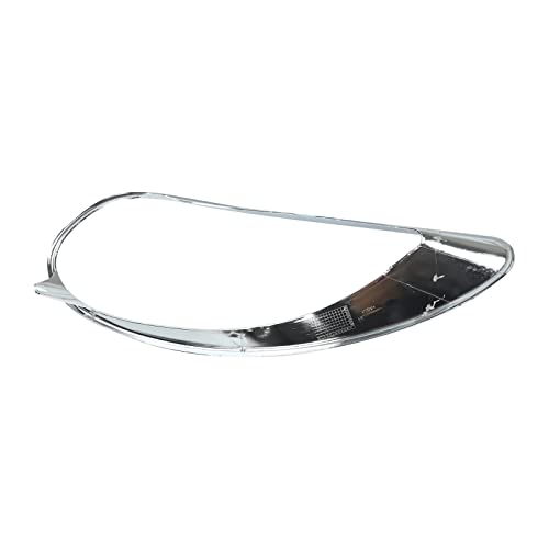 Baclaugh Chrome Headlight Bezel Trim Driver + Passenger Replacement For Freightliner Columbia 01-17 #TOP4