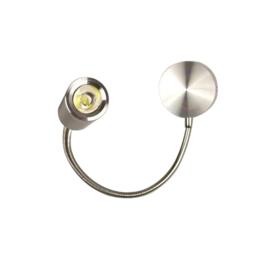 Lámpara de pared LED de aluminio brazo flexible 360 luz blanca para lectura en cabecero