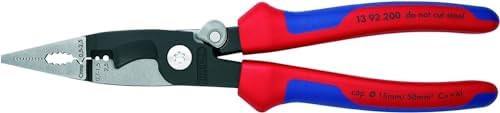 Pince Multifonctions KNIPEX 13 86 200 SB Isolée VDE - 200 Mm | Outil Électricien 6 En 1