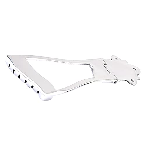HEMOTON 6 String Bass Tailpiece Fixed Tailpiece Metal Material Guitar Vibrato Tremolo Bridge Guitar Accessory