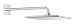Produktbild GROHE Rainshower 310 - Kopfbrauseset (wassersparend, 422mm Kopfbrause, Antikalk- System) , eckig, chrom, 26564000