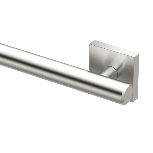 Image of Gatco 956A Elevate 30 Inch Grab Bar, Satin Nickel | ADA Bathroom Safety Grab Handle for Shower, Bathtub & Toilet Support