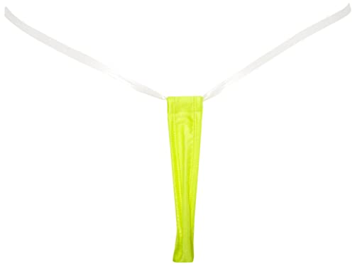 Bodyzone Women's Invisible Thong, Neon Yellow, One Size #TOP2