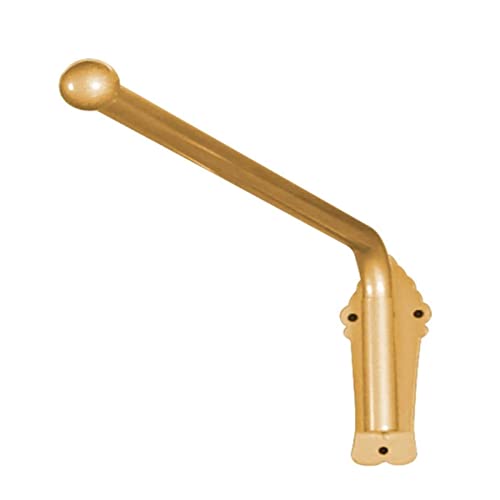 Adjustable HeavyDuty Swing Arm Curtain Rod with FinialsVersatile Drapery Rail for Windows Doors Kitchens and BathroomsPerfect for Home Decor