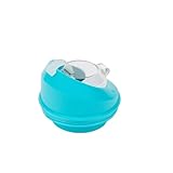 CRUNCHCUP V2 Lid with Built-in Closures, All-in-One Design for CrunchCup Models, BPA-Free, Dishwasher Safe (Blue)