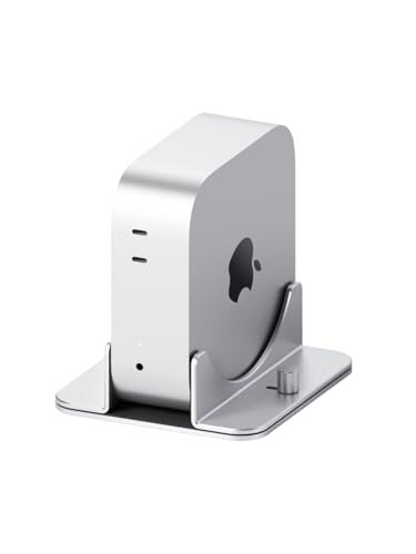 Hagibis Vertikaler Ständer für Mac mini M4, Laptop-Ständer aus Aluminiumlegierung, Rutschfester Computerhalter, Desktop-Ständer, kompatibel mit M4-Chip, Mac mini Pro