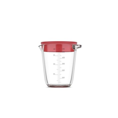Mepal, Glass Measuring Jug with Lid Chef it, Easy-to-read engraved Scale, Microwave & Oven Safe (Without Lid) - Image 2