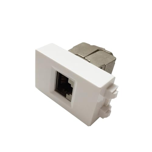 Prise RJ45 CAT 7 23x36mm enfichable pour installation réseau domestique ultra rapide
