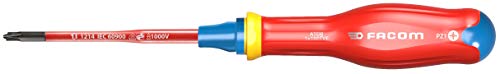 FACOM ATDB1X100TVE TOURNEVIS PROTWIST BORNEO SLIM isolé 1000V pour vis cruciformes POZIDRIV