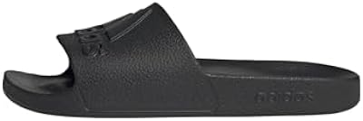 adidas Unisex Adult Adilette Aqua Core Sandals – Black, Size 10 – Classic Comfort & Style