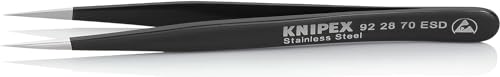 KNIPEX Universalpinzette ESD Mattiert Glatt 110 mm, 92 28 70 ESD