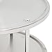 Juvale 2-Tier Lazy Susan Spice Rack Organizer for Cabinet - 10.5 in, Stainless Steel - Kitchen Countertop Organizer & Spice Carousel for Pantry Organization