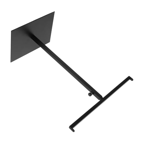 Alipis T-shaped Purse Rack Stand Handbag Display Stand Metal Bag Hanger Multi-functional Belt Hanger Black