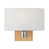 MSGIRVLZL Lampes De Tête De Lit Minimalistes Applique Murale Créative À Tête Unique Avec Abat-Jour En Verre Applique Murale Design Style Japonais Lampe D'Art En Bois Corps Appliques Murales Décorative