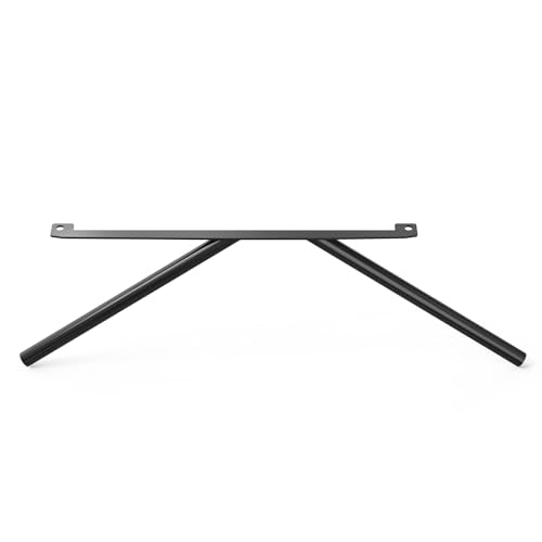 Image of Bevinsee Front Grille V Cover Braces Kidney Struts Rods Tuning Bar Compatible with BMW E46 323i 325i 328i 330i 1999-2006, High-Strength Steel, Black