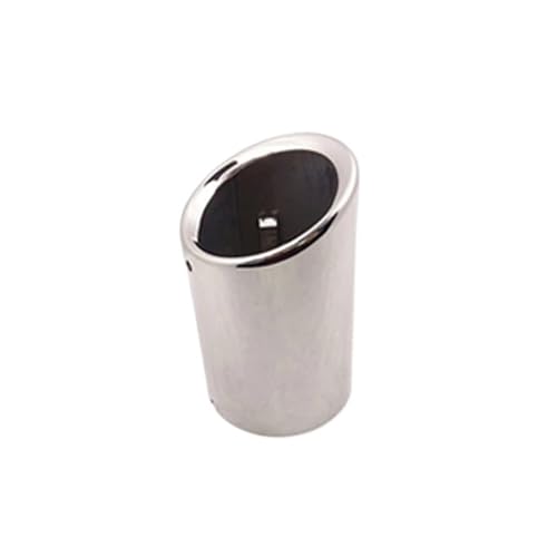 Tuyau d'échappement pour Golf 6 7 et Tiguan - Embout silencieux argenté 1 pièce