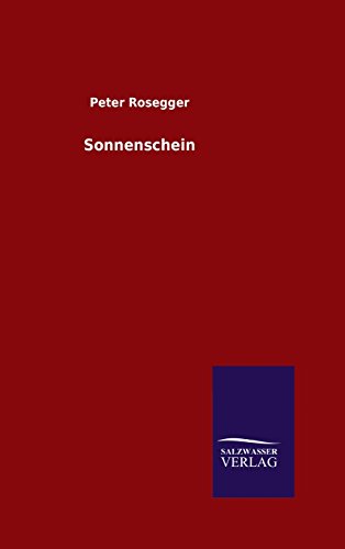 Sonnenschein [German] 3846096644 Book Cover