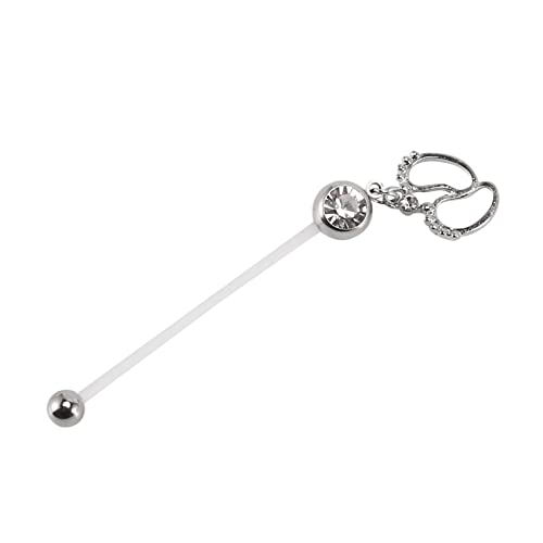 Hundnsney Flexible Schwangerschaft Mutterschaft Bauchnabelpiercing Piercing Baby FÜße Weiß thumbnail